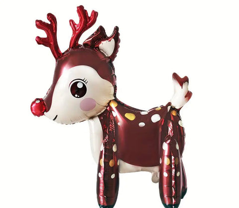 Christmas Reindeer Shape Freestanding Foil Balloon