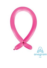 Anagram Fashion Hot Pink Latex Modelling Balloons - Standard | 260
