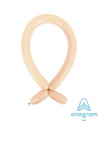 Anagram Macaron Peach Latex Modelling Balloons - Standard | 260
