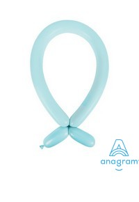 Anagram Pastel Blue Latex Modelling Balloons - Standard | 260