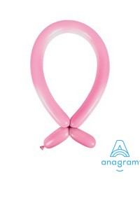 Anagram Pink Latex Modelling Balloons - Standard | 260