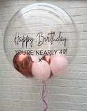1 x Personalised Stuffed Clear Balloon