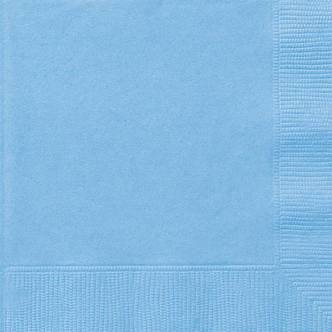 Powder Blue Paper Napkins | 20 Pack