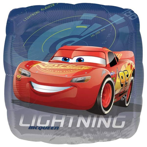 Disney Cars Lightning McQueen Foil Square Balloon | 18"