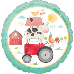 Farm Animals Foil Balloon  | 18" | S40