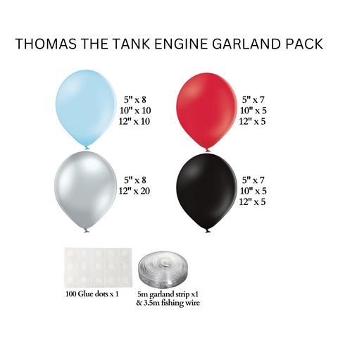 DIY Thomas the Tank Engine Theme Garland Pack