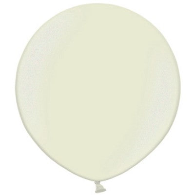 Latex Metallic Ivory Balloons | 3ft