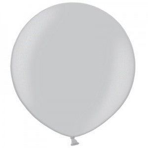Latex Metallic Silver Balloons | 3ft