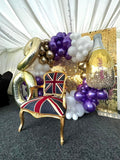 1.5 Metre Hoop - Incl. Chrome & 2 x 34" Numbers, with a personalised bottle