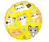 Kawaii Kitty Foil Balloon | 18" | S40