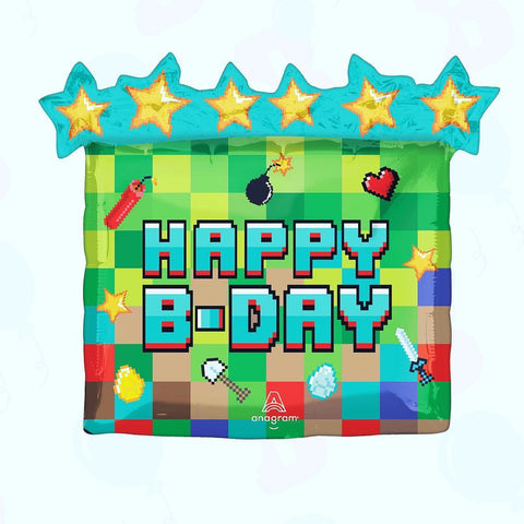 Pixel Party Happy Birthday