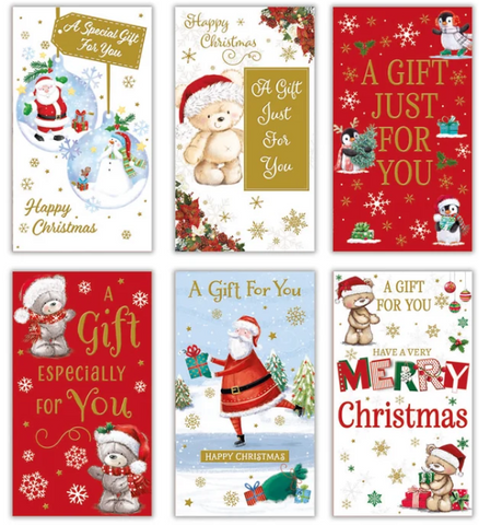 Cute Christmas Money Envelope | 6 Pack