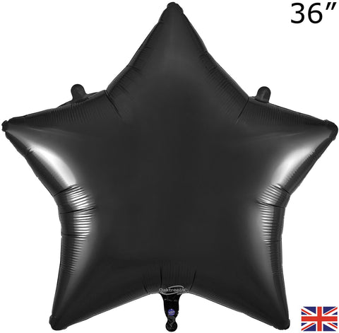Foil Black Star Balloon | 36"