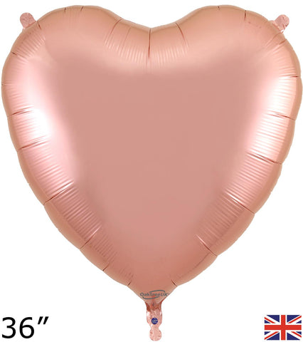 Foil Rose Gold Heart Balloon | 36"