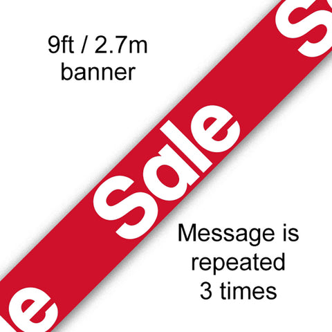 Sale Foil Banner | 9ft