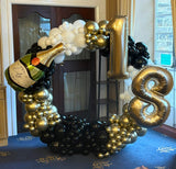 1.5 Metre 18th Birthday Hoop with Personalised Foil