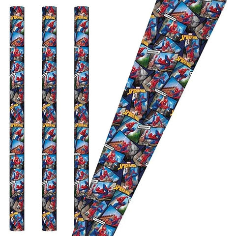 Spiderman Gift Wrap 2m | Collection Only