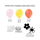 DIY Peppa Pig Theme Garland Pack