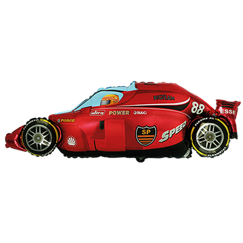Foil Shape Formula 1 Car Red Balloon