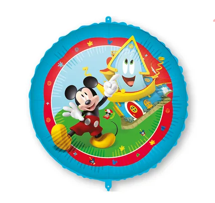 Foil Round Disney Mickey Mouse Rock the House Balloon | 18"