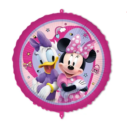 Foil Round Disney Minnie & Daisy Balloon | 18"