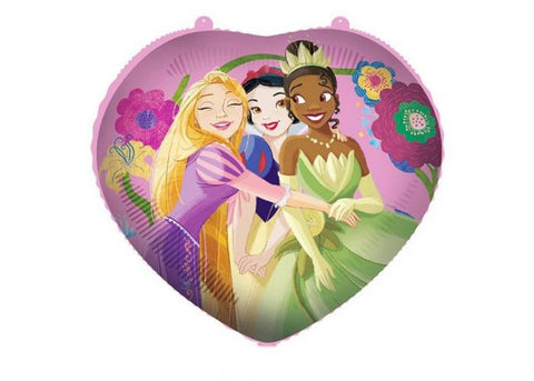 Foil Heart Disney Princesses Balloon | 18"