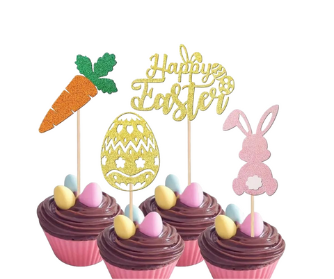 Easter Cupcake Toppers | 12 Pack