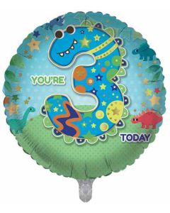 Dinosaur Age 3 Foil Balloon | 18"