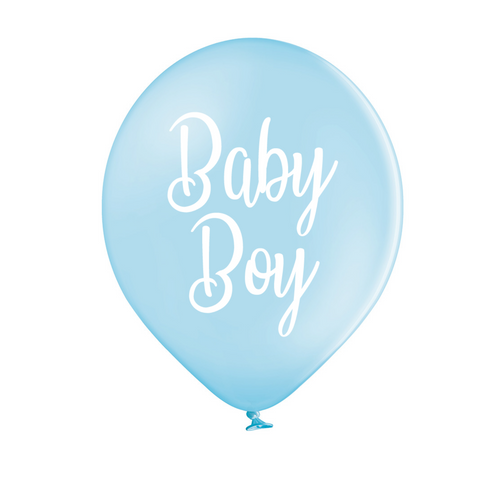 Latex Preprinted Baby Boy Balloons | 12" | 10 Pack