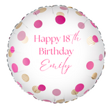 Personalised Happy Birthday Foil | 18" | Multiple Colours Available
