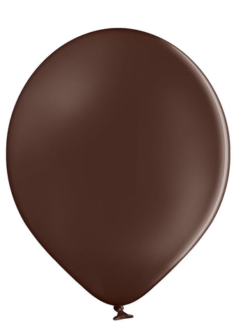 Latex Standard Cocoa Brown Balloons | 17"