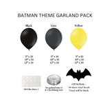 DIY DC Batman Superhero Theme Garland Pack