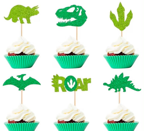 Dinosaur Cupcake Toppers