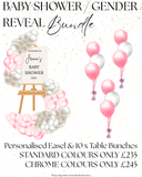 Easel & Bunches Baby Shower/Gender Reveal Bundle
