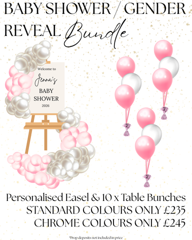 Easel & Bunches Baby Shower/Gender Reveal Bundle