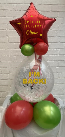 I'm Back Elf Stuffed Balloon | Option 12