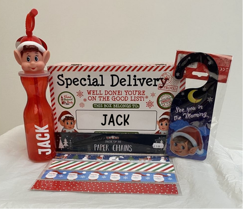 Personalised Elf on The Shelf Christmas Eve Box