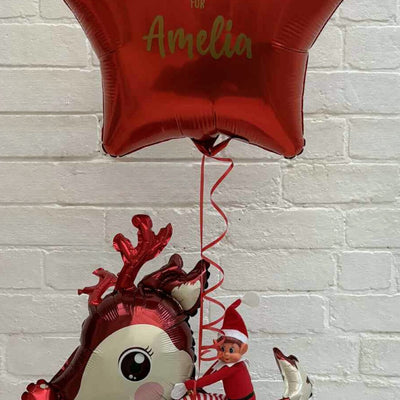 Special Delivery Reindeer Balloon | Elf Arrival