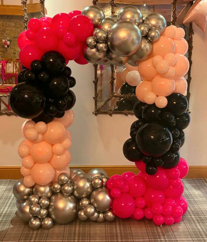 'Frame It' | Soft Pink, Fuchsia, Black & Silver
