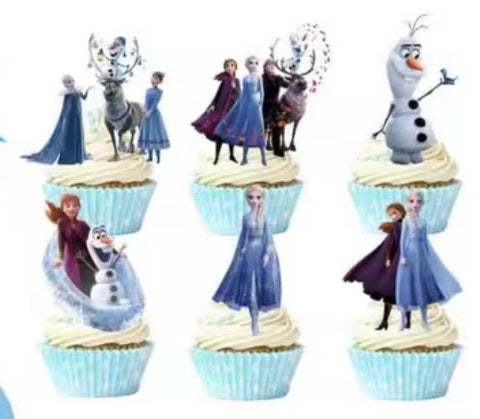 Frozen Cupcake Toppers