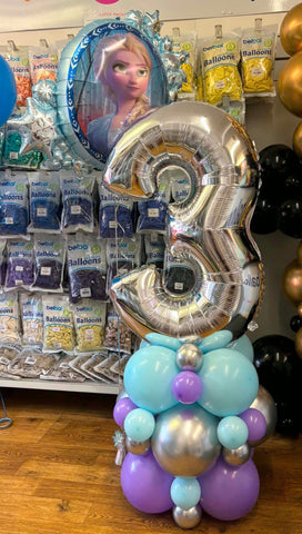 Frozen Themed Number Stack