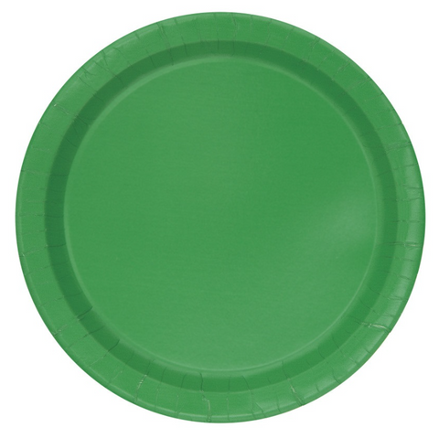 Emerald Green 9" Plates | Pack of 8