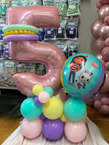 Gabby's Dollhouse Themed Number Stack