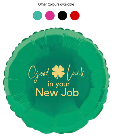 Good Luck in your New Job Vinyl Message Foil