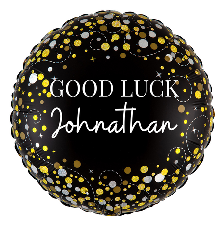 Personalised Good Luck Foil | 18" | Multiple Colours Available