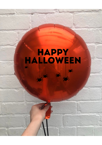 Happy Halloween Spider 18" Foil Balloons