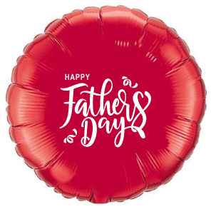 Happy Father's Day Round Foil Balloon