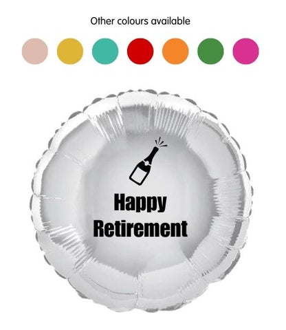 Happy Retirement Vinyl Message Foil