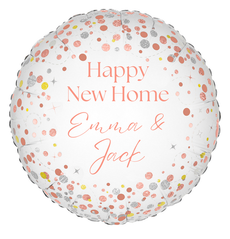 Personalised Happy New Home Foil | 18" | Multiple Colours Available