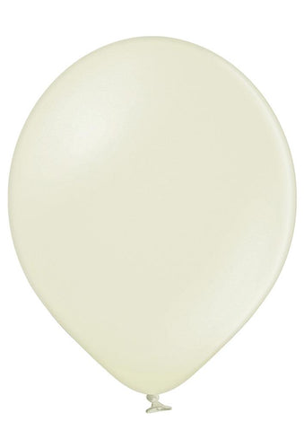 Latex Metallic Ivory Balloons | 5"